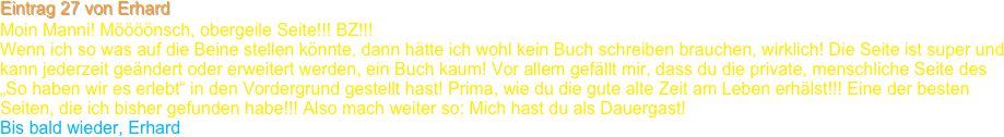Eintrag 27 von Erhard
￼